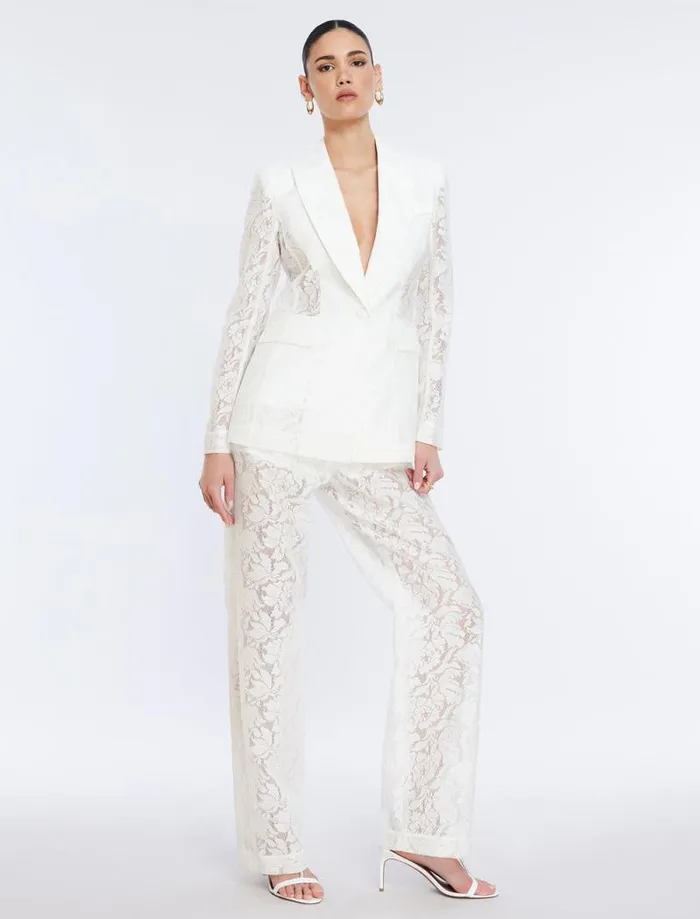 Women Rialla Lace Pant Gardenia BCBG Bottoms Women Rialla Lace Pant Gardenia BCBG Bottoms