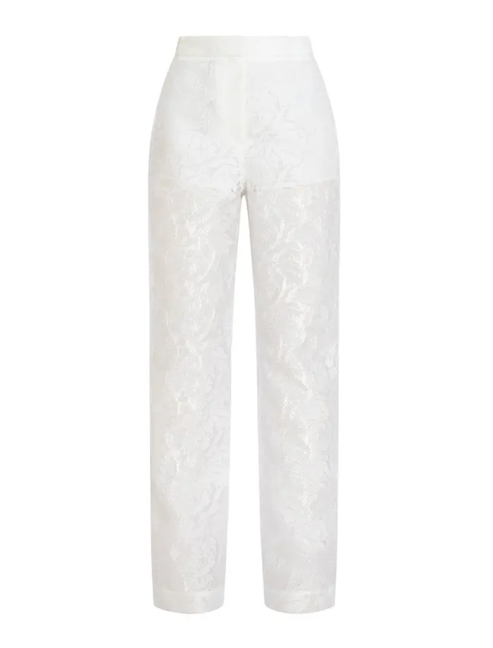Women Rialla Lace Pant Gardenia BCBG Bottoms Women Rialla Lace Pant Gardenia BCBG Bottoms