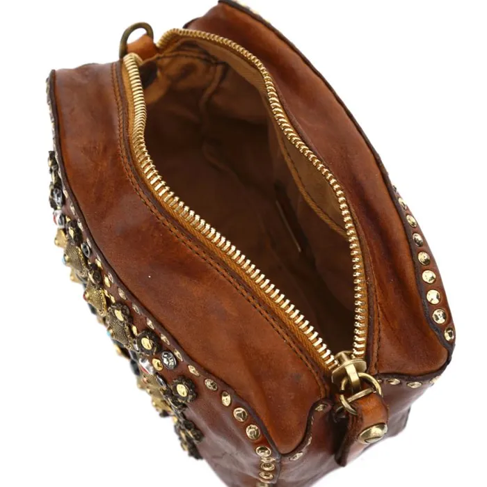 Women Ribes Cognac Campomaggi Crossbody Bags Women Ribes Cognac Campomaggi Crossbody Bags