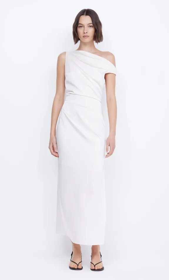 Women ROCHELLE ASYM MIDI DRESS 8211 CREAM Bec Bridge Prom Dresses