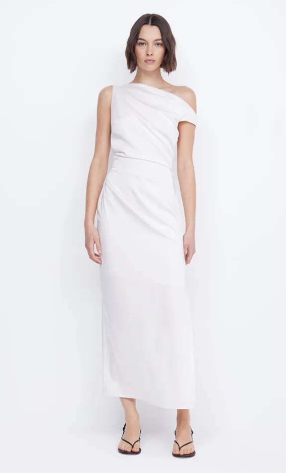 Women ROCHELLE ASYM MIDI DRESS 8211 CREAM Bec Bridge Prom Dresses