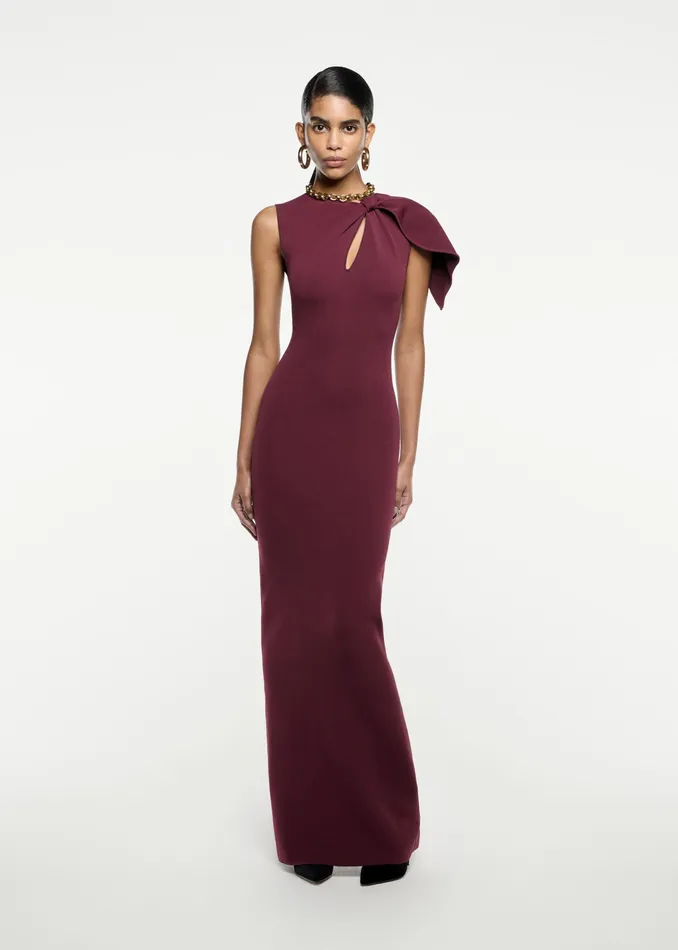 Women Roland Mouret Clothing Knit Maxi Dress