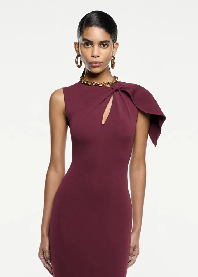 Women Roland Mouret Clothing Knit Maxi Dress