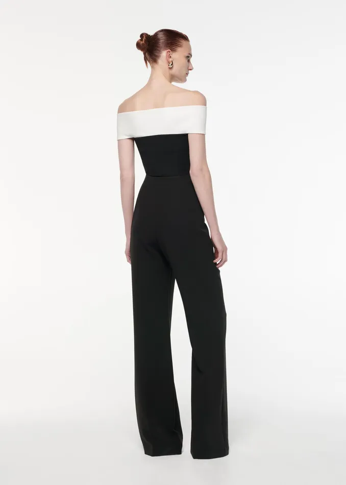 Women Roland Mouret Clothing Off The Shoulder Light Cady Top