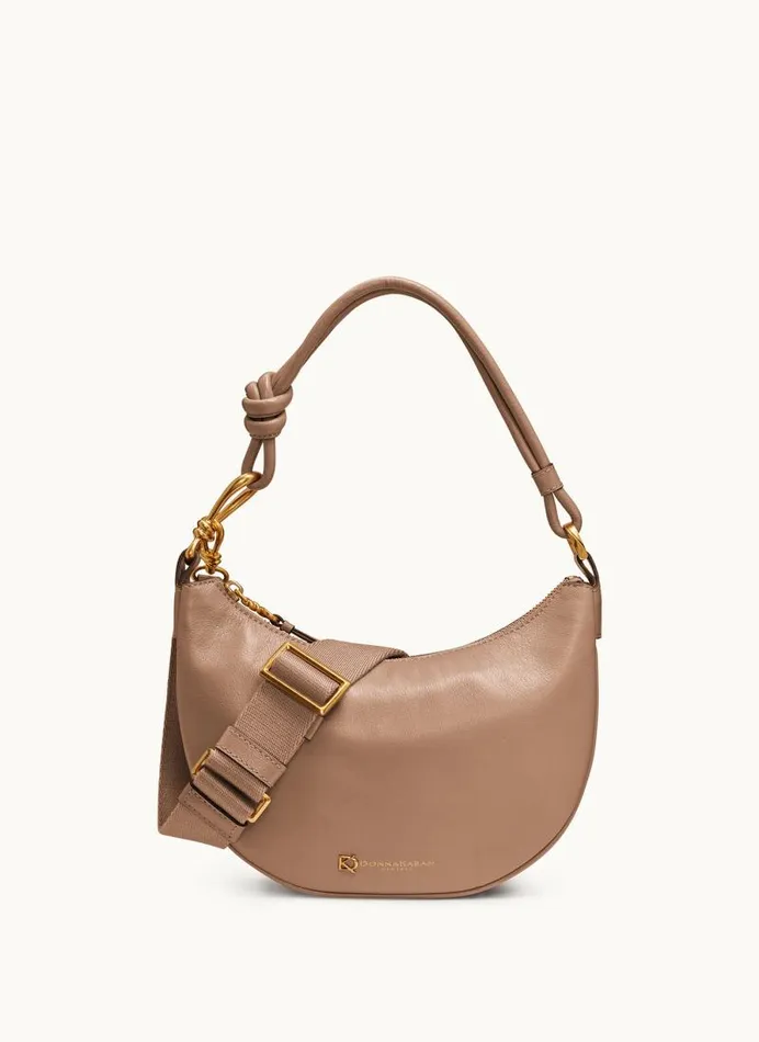 Women ROSLYN SMALL HOBO Fawn Donna Karan New York Crossbodies And Satchels