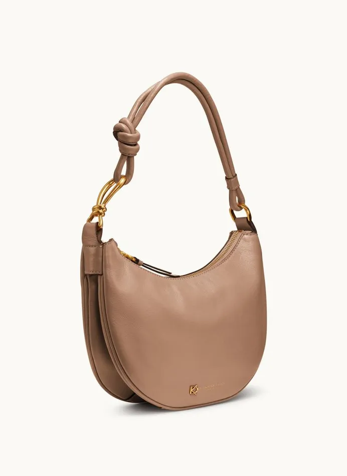 Women ROSLYN SMALL HOBO Fawn Donna Karan New York Crossbodies And Satchels Women ROSLYN SMALL HOBO Fawn Donna Karan New York Crossbodies And Satchels