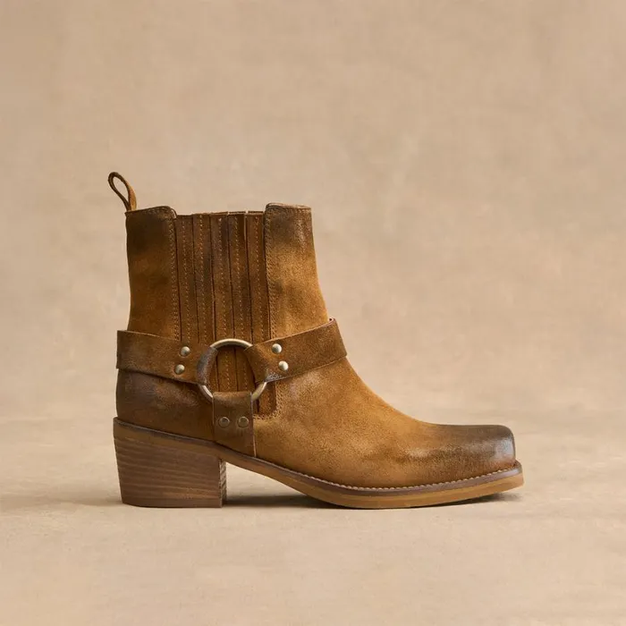 Women Sagrado Moto Boots Whiskey Sundance Catalog Boots