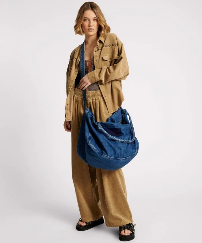Women SALTY SAILOR DENIM OVERNIGHTER BAG One Teaspoon Bags Women SALTY SAILOR DENIM OVERNIGHTER BAG One Teaspoon Bags