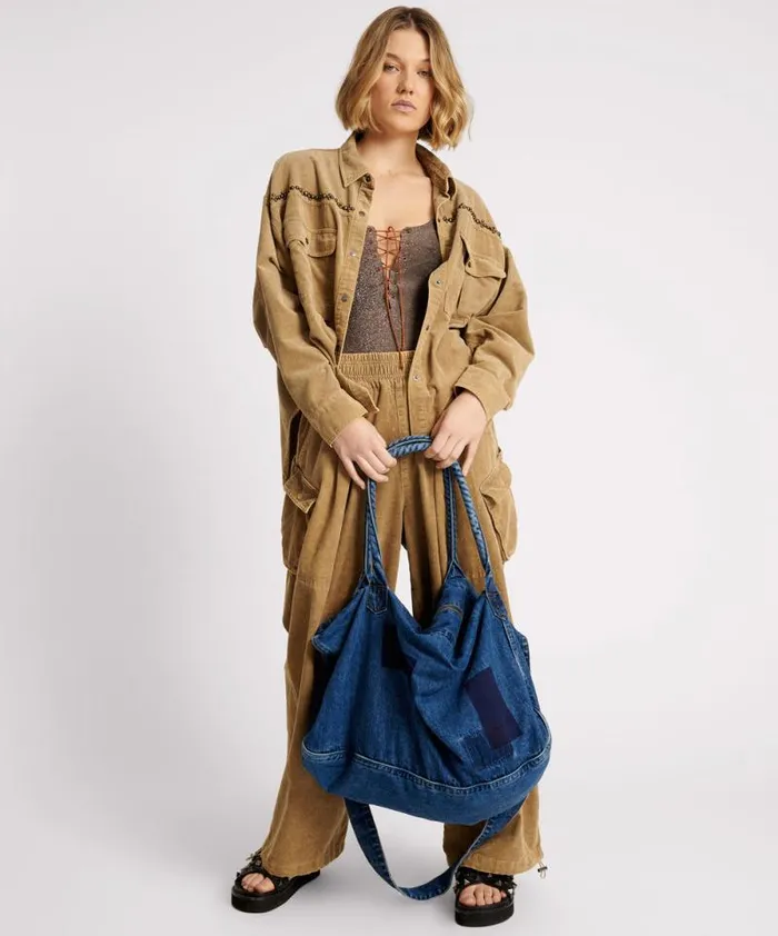 Women SALTY SAILOR DENIM OVERNIGHTER BAG One Teaspoon Bags Women SALTY SAILOR DENIM OVERNIGHTER BAG One Teaspoon Bags
