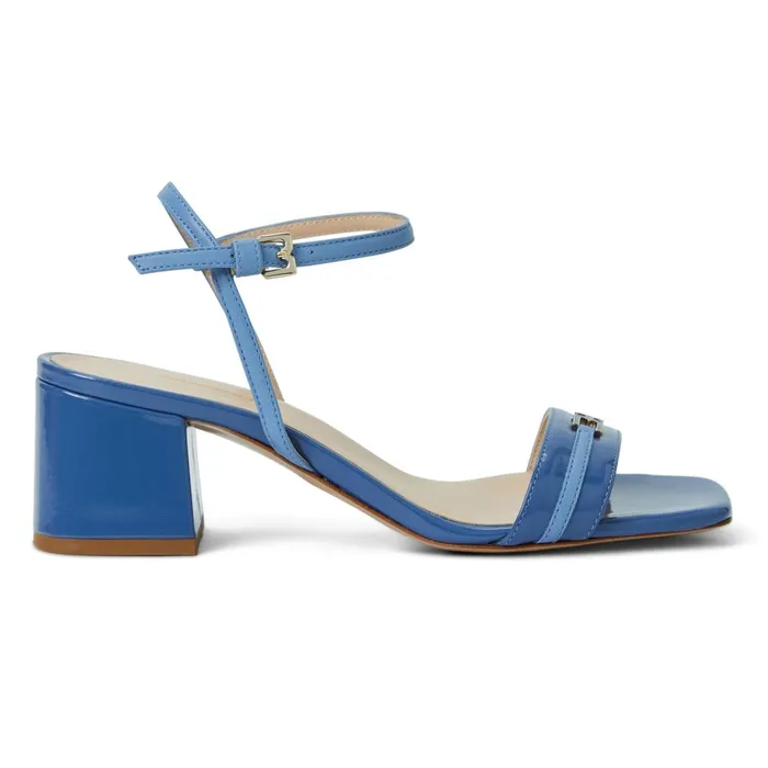 Women Sandals and Slides Bruno Magli PHOEBE Sandal BLUE PATENT