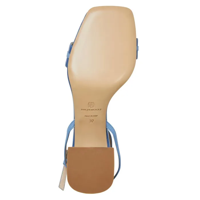 Women Sandals and Slides Bruno Magli PHOEBE Sandal BLUE PATENT