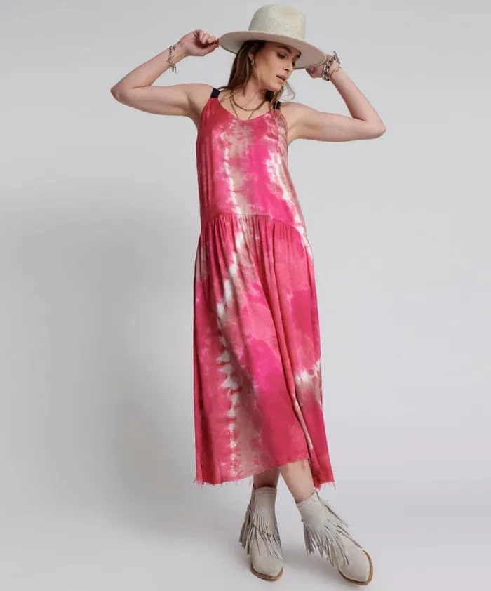 Women SATIN SOLAR FLARE RUNWAY CAMI DRESS One Teaspoon Midi and Maxi Dresses