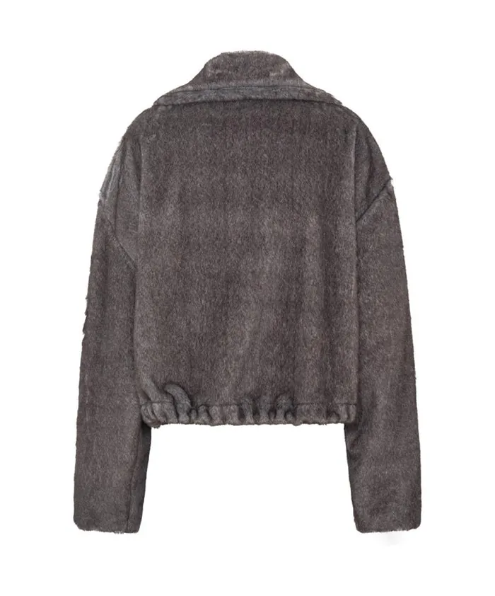 Women SAUVAGE FAUX FUR CROPPED PULLOVER JACKET One Teaspoon Jackets Women SAUVAGE FAUX FUR CROPPED PULLOVER JACKET One Teaspoon Jackets