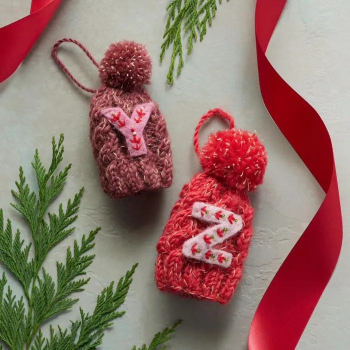 Women Seasons Greetings Initial Hat Ornament Sundance Catalog Seasonal Women Seasons Greetings Initial Hat Ornament Sundance Catalog Seasonal