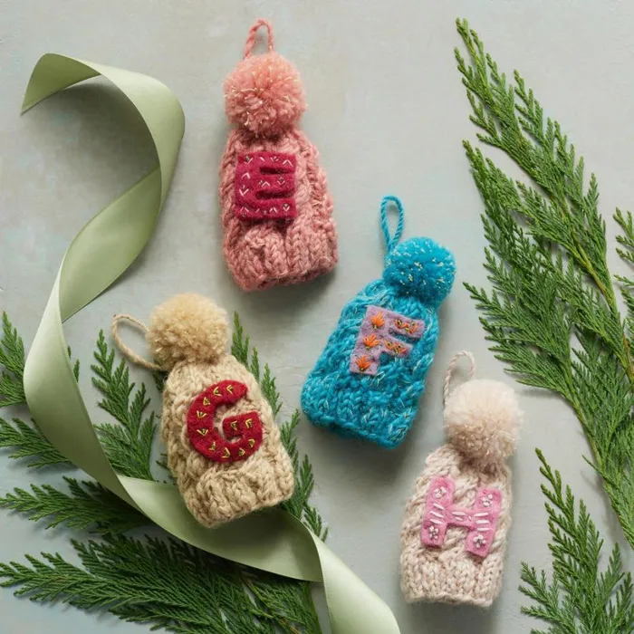 Women Seasons Greetings Initial Hat Ornament Sundance Catalog Seasonal Women Seasons Greetings Initial Hat Ornament Sundance Catalog Seasonal
