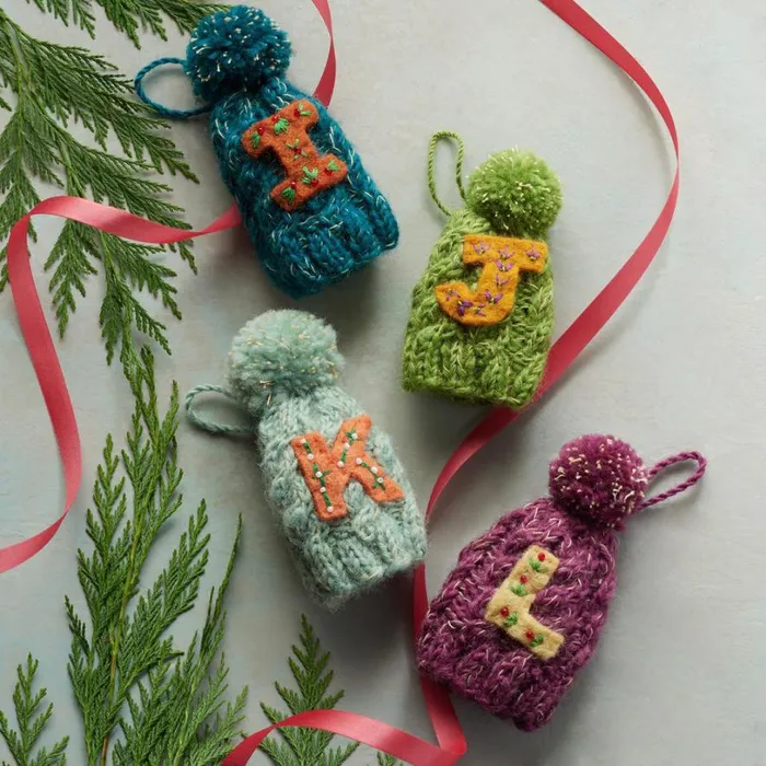 Women Seasons Greetings Initial Hat Ornament Sundance Catalog Seasonal Women Seasons Greetings Initial Hat Ornament Sundance Catalog Seasonal