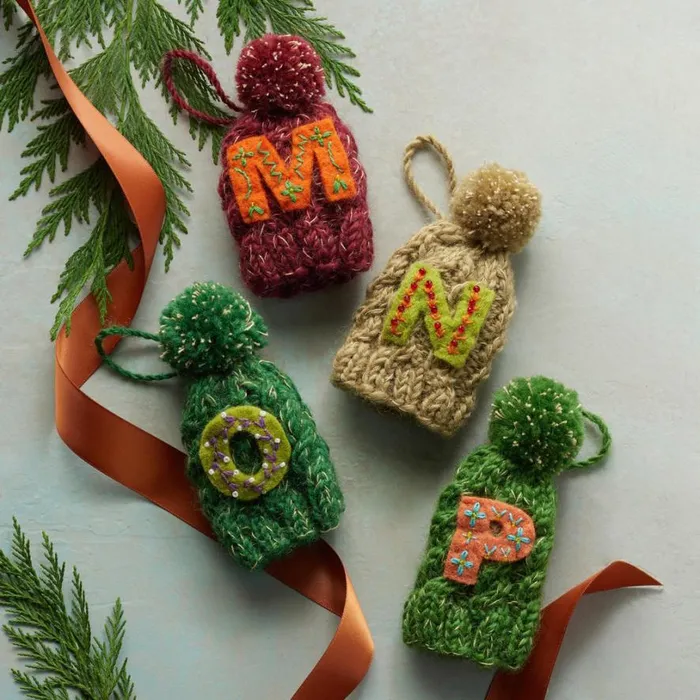 Women Seasons Greetings Initial Hat Ornament Sundance Catalog Seasonal Women Seasons Greetings Initial Hat Ornament Sundance Catalog Seasonal