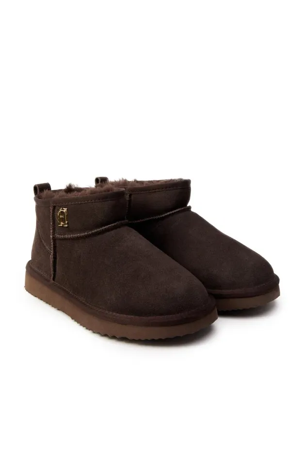 Women Shearling Holland Cooper Ultra Mini Shearling Boot Chocolate Women Shearling Holland Cooper Ultra Mini Shearling Boot Chocolate