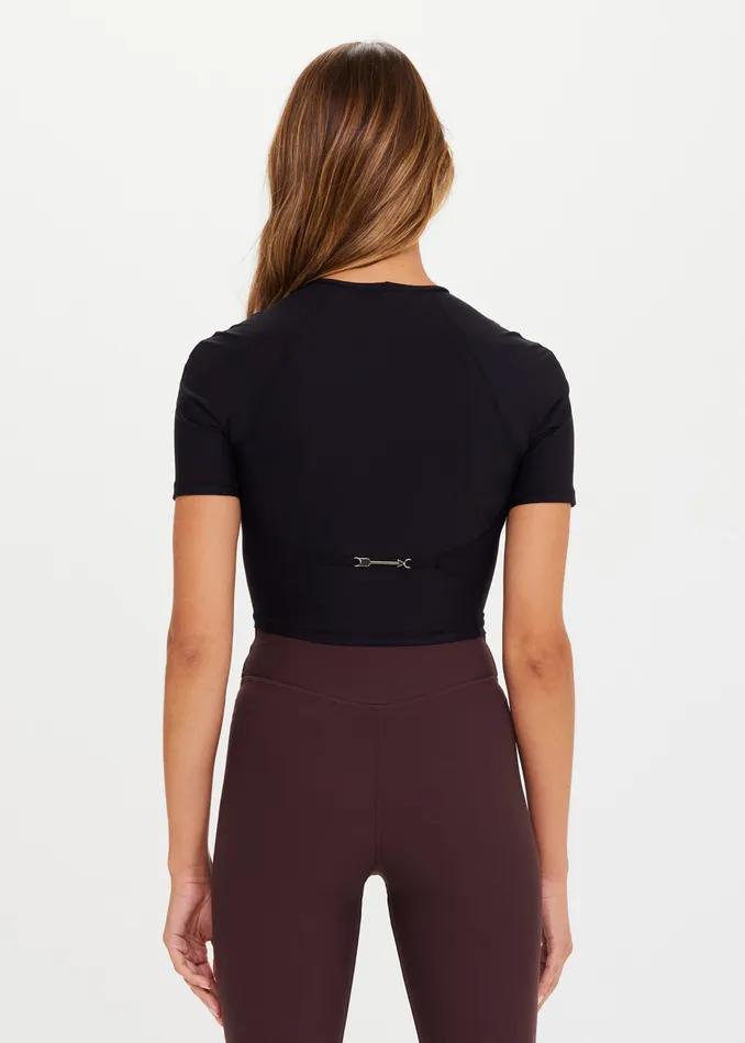 Women Shirts and Tanks THE UPSIDE KIM CROP TEE Women Shirts and Tanks THE UPSIDE KIM CROP TEE