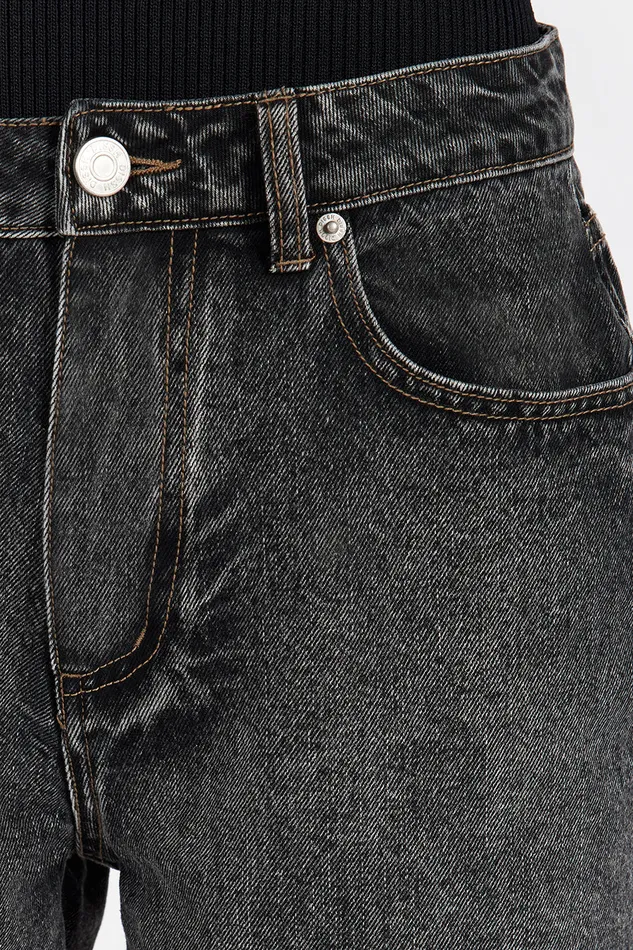 Women Shorts DISSH BAMBI BLACK BERMUDA DENIM SHORT