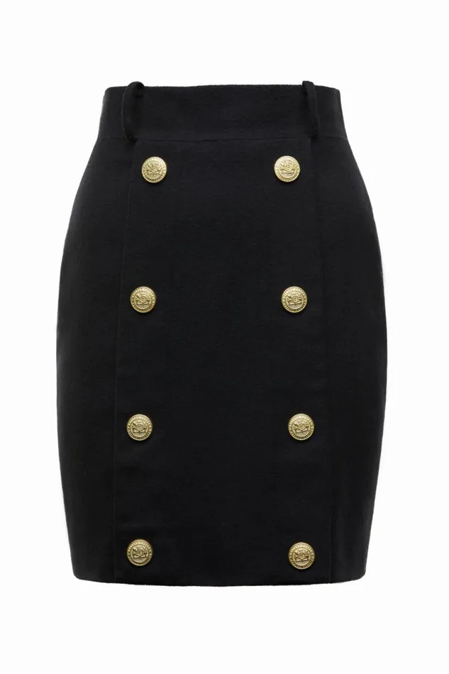 Women Skirts Holland Cooper Knightsbridge Skirt Soft Black Women Skirts Holland Cooper Knightsbridge Skirt Soft Black