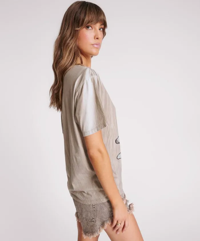 Women SKULL AND BONES BOYFRIEND TEE One Teaspoon Tees and Tanks Women SKULL AND BONES BOYFRIEND TEE One Teaspoon Tees and Tanks