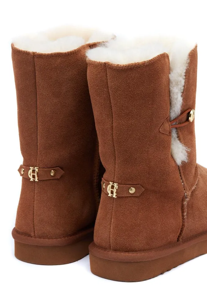 Women Sleepwear Holland Cooper HC Shearling Boot Tan Women Sleepwear Holland Cooper HC Shearling Boot Tan