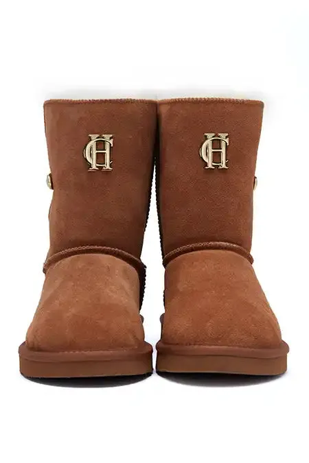 Women Sleepwear Holland Cooper HC Shearling Boot Tan Women Sleepwear Holland Cooper HC Shearling Boot Tan