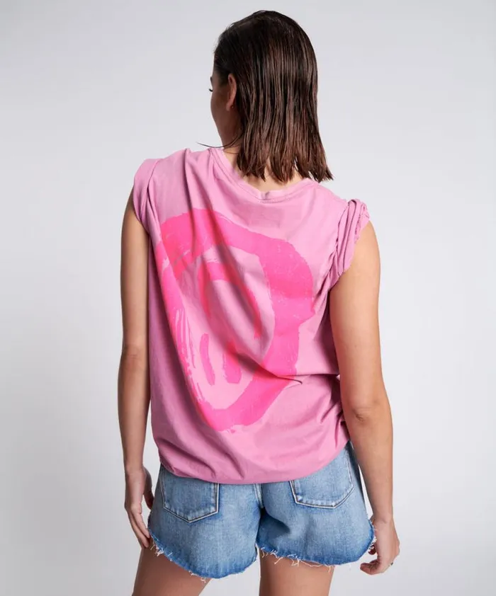 Women SMILEY ORGANIC UNISEX TEE One Teaspoon Organic Tees Women SMILEY ORGANIC UNISEX TEE One Teaspoon Organic Tees