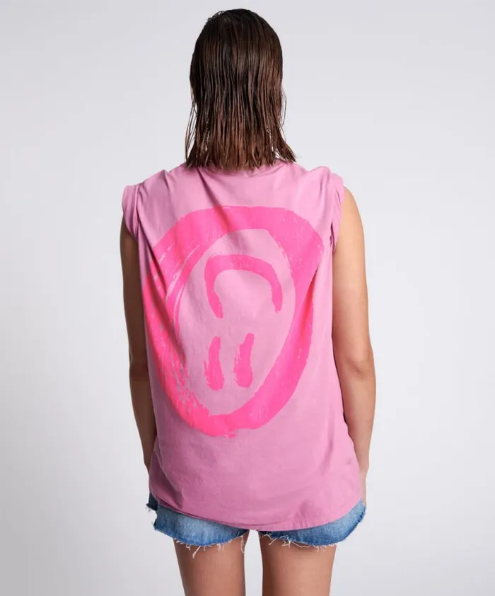 Women SMILEY ORGANIC UNISEX TEE One Teaspoon Organic Tees Women SMILEY ORGANIC UNISEX TEE One Teaspoon Organic Tees