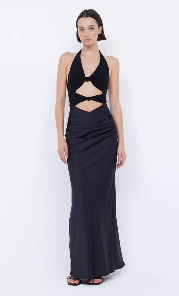 Women SOLARE HALTER DRESS 8211 BLACK Bec Bridge Maxi Dresses