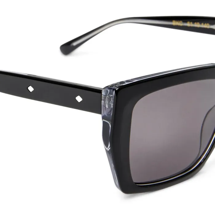 Women Sunglasses Bruno Magli Ricci Sunglasses Black Crystal