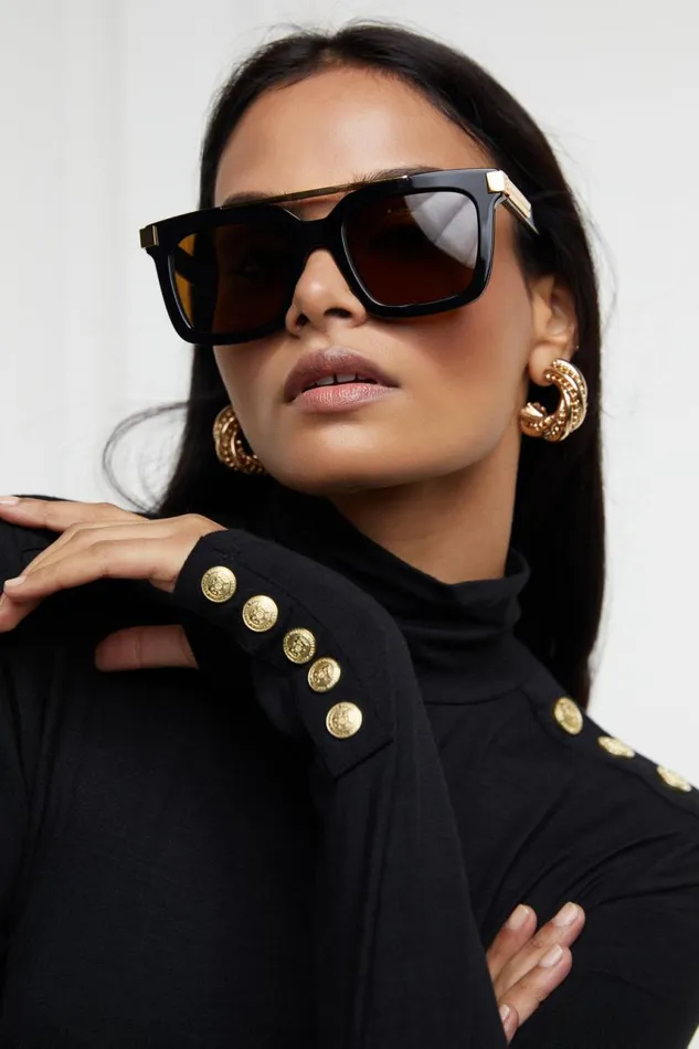 Women Sunglasses Holland Cooper Paris Sunglasses Black Women Sunglasses Holland Cooper Paris Sunglasses Black