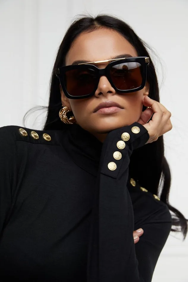 Women Sunglasses Holland Cooper Paris Sunglasses Black Women Sunglasses Holland Cooper Paris Sunglasses Black