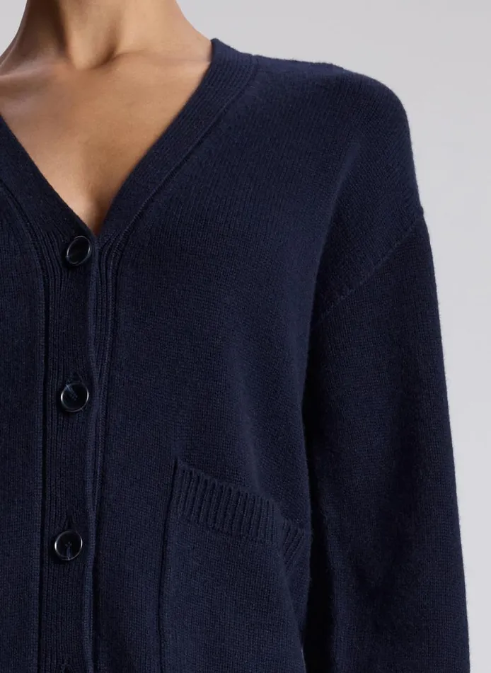 Women Sweaters ALC Emory Cashmere Cardigan Navy