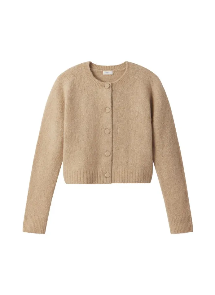 Women Sweaters ALC Lainie Alpaca Cardigan Dark Taupe