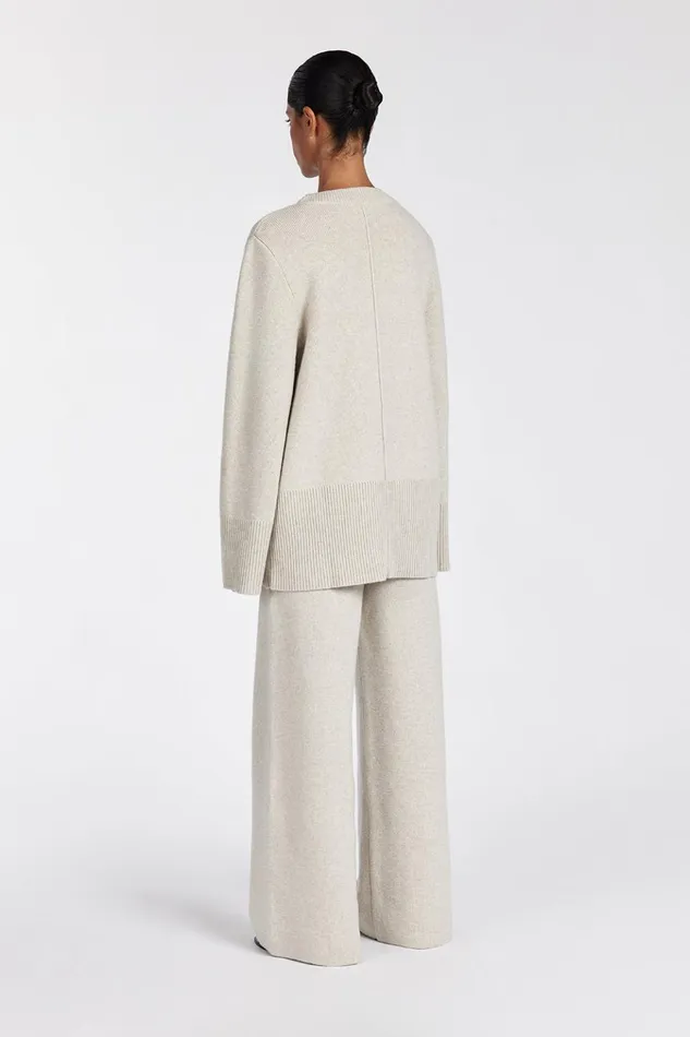 Women Sweaters DISSH CLEMENCE OAT MARLE KNIT JUMPER