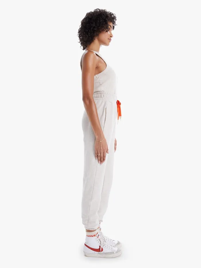 Women Sweatpants Mother Denim The Knock Out Ankle Lightpastel Brown