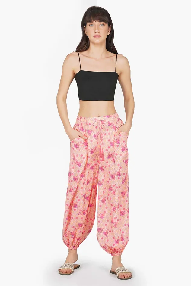 Women Sweet as Honey Harem Pant Pants America and Beyond