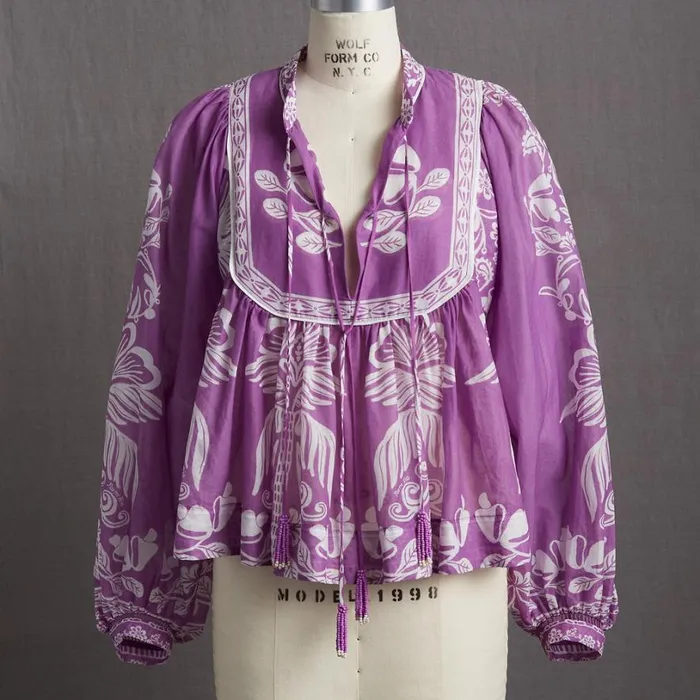 Women Sweet Garden Top Lilac Sundance Catalog Tops Women Sweet Garden Top Lilac Sundance Catalog Tops