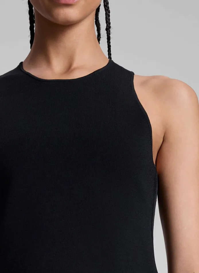 Women Tees and Tanks ALC Belle Compact Knit Top Black
