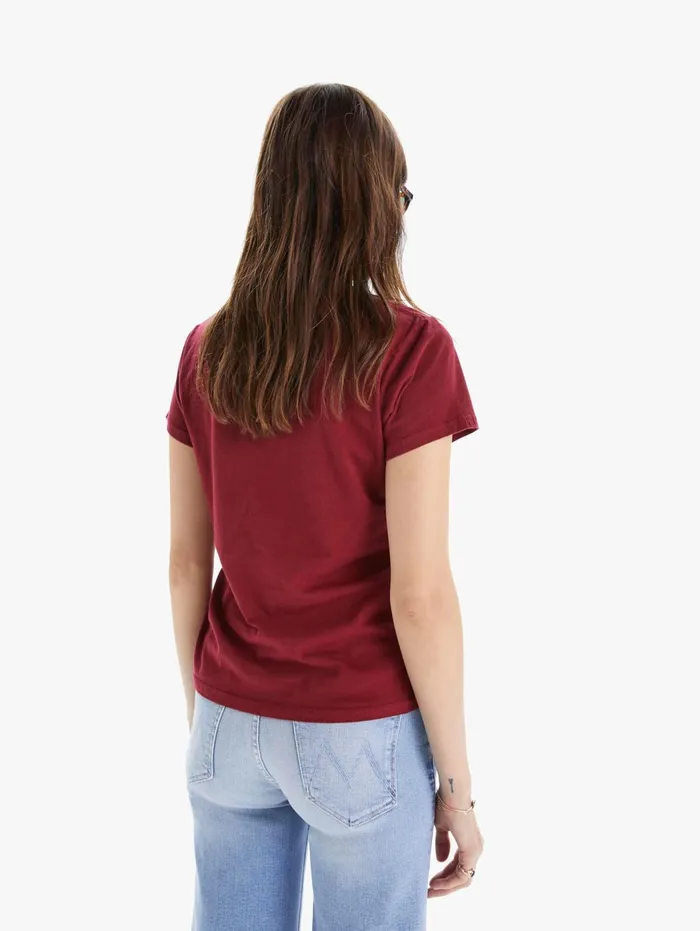 Women Tees Mother Denim The Itty Bitty Goodie Goodie Dark Brown