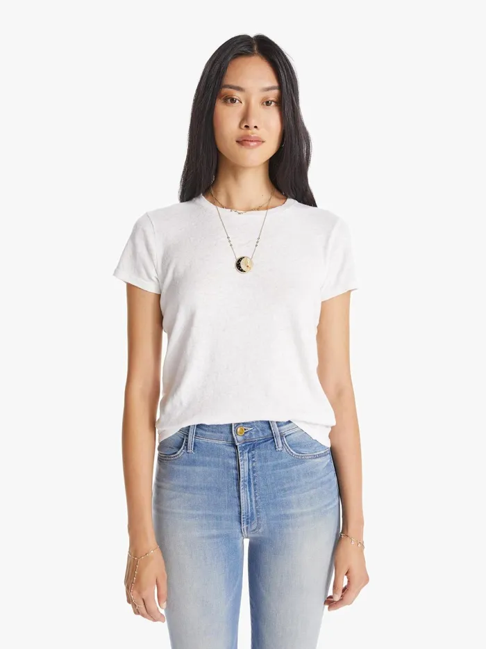 Women Tees Mother Denim The Lil Sinful White