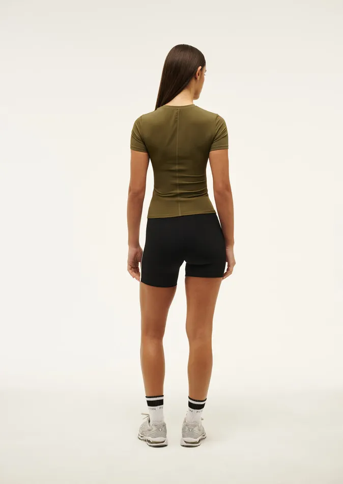 Women Tees PE Nation FOUNDATION SHORT SLEEVE TEE IN KHAKI