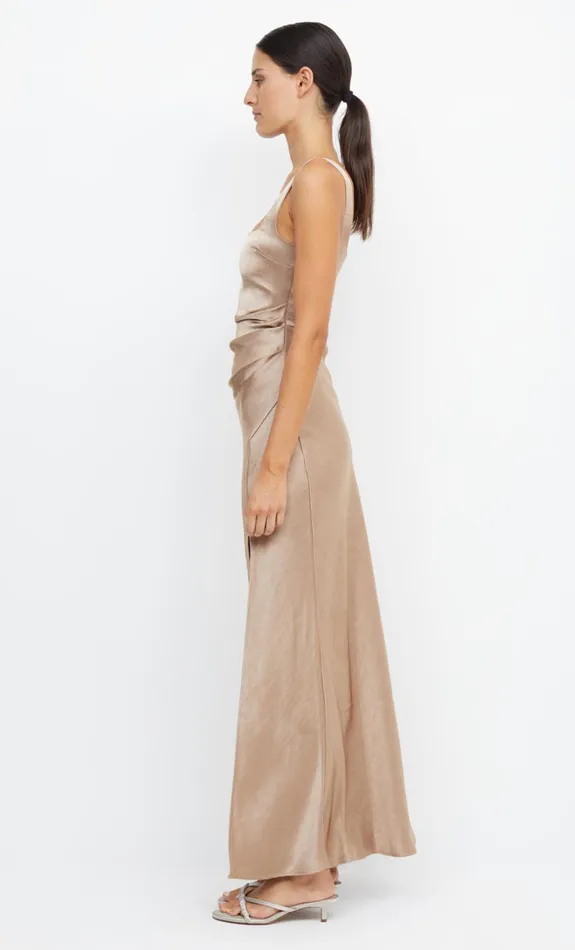 Women THE DREAMER SQUARE NECK DRESS 8211 GOLDEN Bec Bridge Maxi Dresses