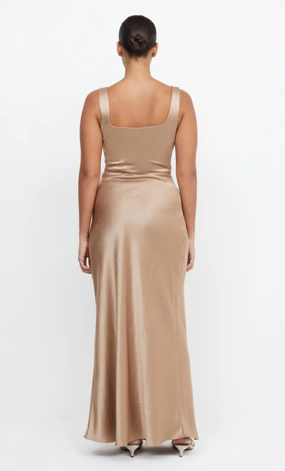 Women THE DREAMER SQUARE NECK DRESS 8211 GOLDEN Bec Bridge Maxi Dresses