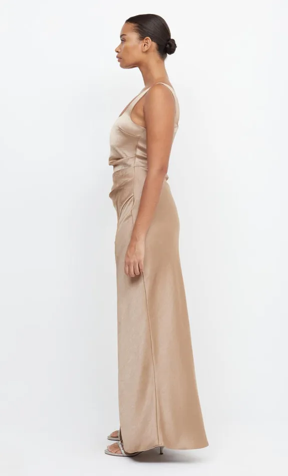 Women THE DREAMER SQUARE NECK DRESS 8211 GOLDEN Bec Bridge Maxi Dresses