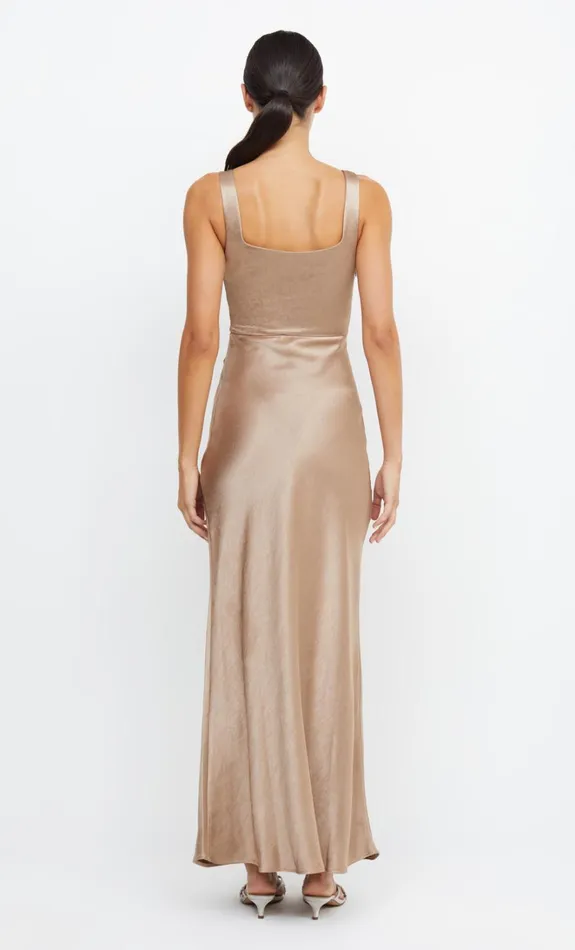 Women THE DREAMER SQUARE NECK DRESS 8211 GOLDEN Bec Bridge Maxi Dresses