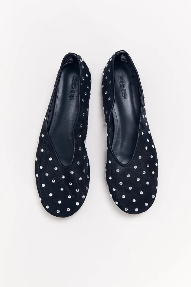 Women The Gift Shop DISSH ALIAS MAE PIPER BLACK BALLET FLAT