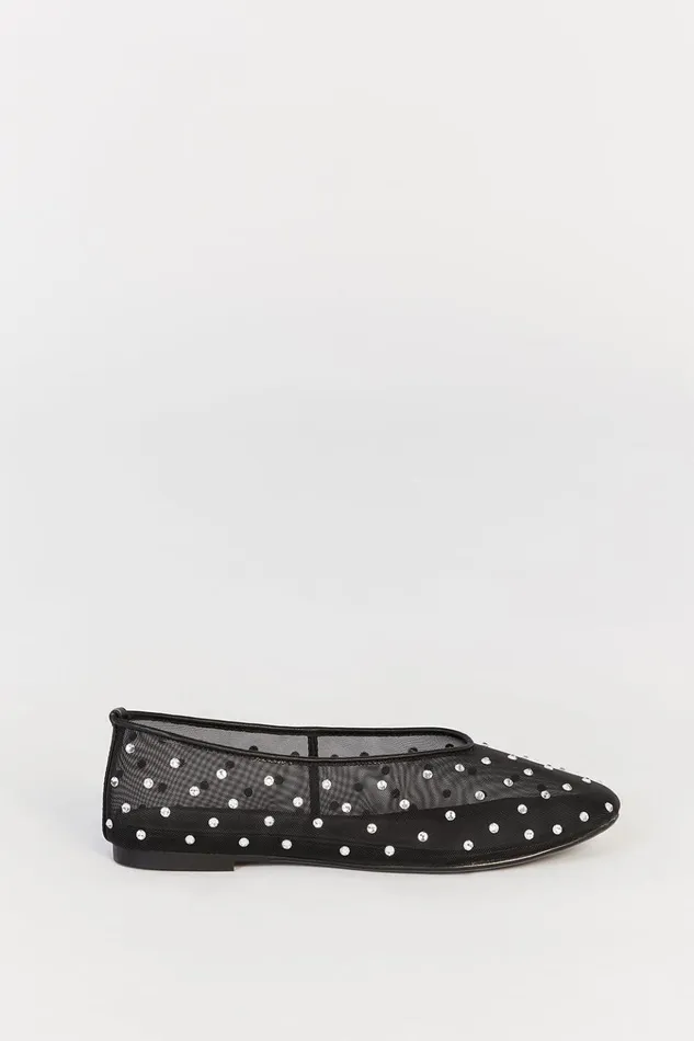 Women The Gift Shop DISSH ALIAS MAE PIPER BLACK BALLET FLAT